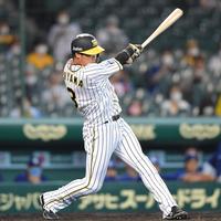 　チーム２４号　大山４号２ラン　７月１８日・中日戦（甲子園球場）