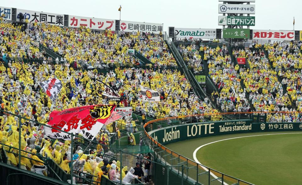 　待ちに待った声出し応援解禁で盛り上がる阪神ファン