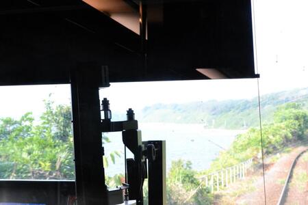 　海岸線を走る五能線