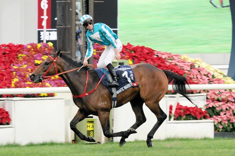 　香港Ｃで３連覇を飾ったロマンチックウォリアー（ｃ）Ｔｈｅ　Ｈｏｎｇ　Ｋｏｎｇ　Ｊｏｃｋｅｙ　Ｃｌｕｂ