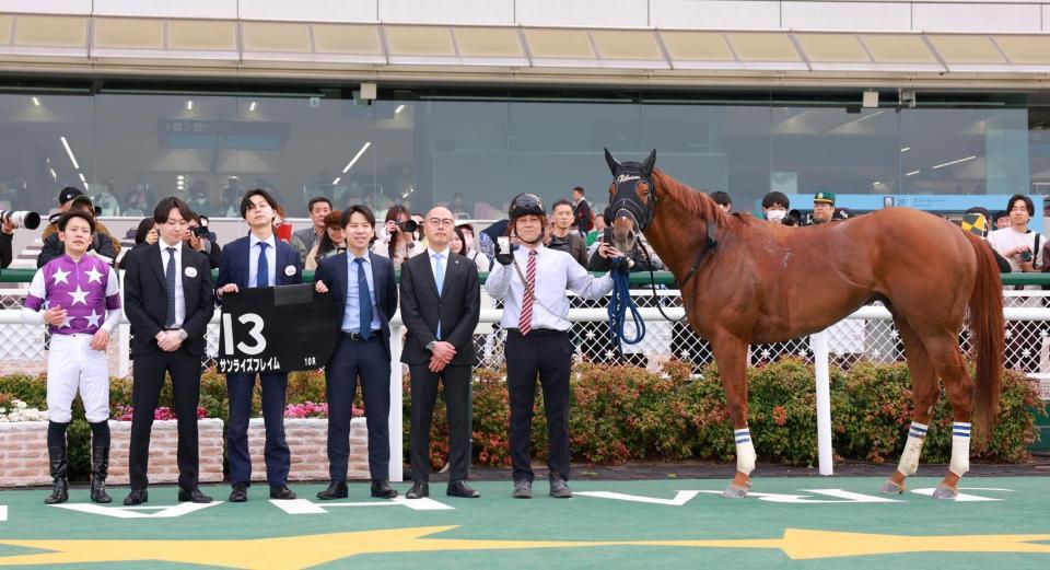 　サンライズフレイム（撮影・石湯恒介）