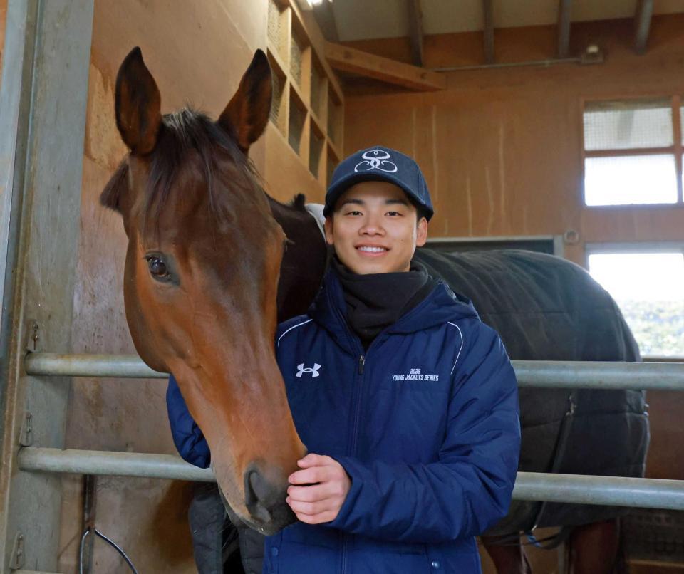 　重賞勝利を狙う横山琉人とフィールシンパシー（撮影・石湯恒介）