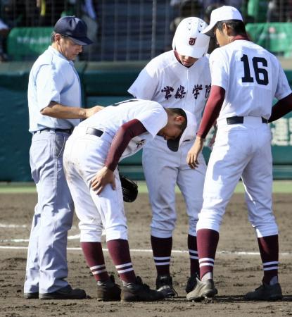 常総 飯田 完封目前の 異変 に泣く 野球 デイリースポーツ Online