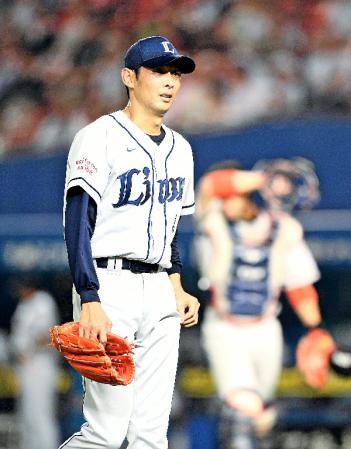 初回４失点で降板した西武先発の西口