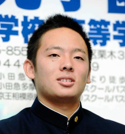 　楽天ドラフト１位指名の桐光学園・松井裕樹投手