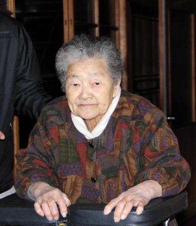 池田高校元監督、故蔦文也監督の夫人・キミ子さん