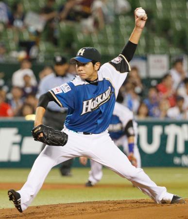 　西武戦に先発した日本ハム・武田勝＝西武ドーム