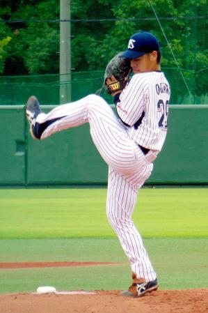 　フューチャーズ戦で好投した小川