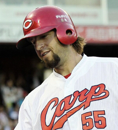 欠場が発表された広島のエルドレッド