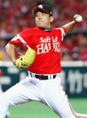 　オリックス戦に先発し、今季初勝利を挙げたソフトバンク・大隣＝ヤフオクドーム