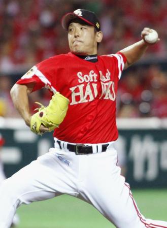 　オリックス戦に先発し、今季初勝利を挙げたソフトバンク・大隣＝ヤフオクドーム