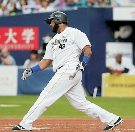 　登録抹消となったオリックス・ペーニャ