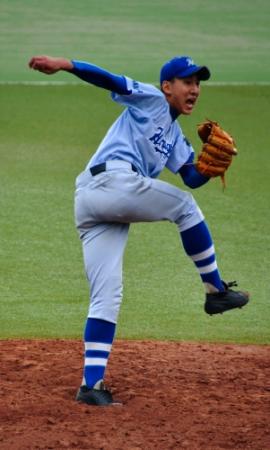 投打に活躍した平塚学園・高田孝＝ゼットエーボールパーク