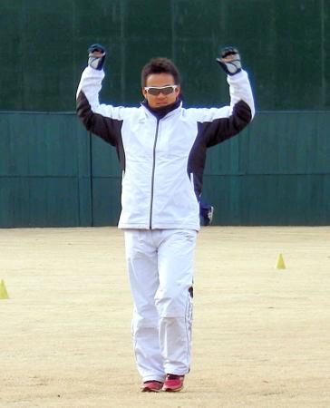 　１３年目のシーズンに向け始動した武田久
