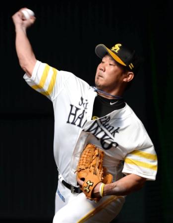 　今キャンプ最多の１４３球を投げ込んだ松坂