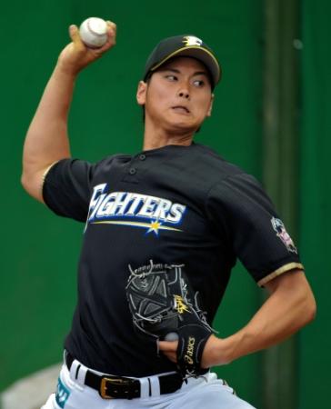 開幕投手が内定している日本ハム・大谷