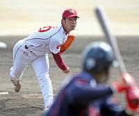 楽天・入野5回粘投!開幕スタンバイ