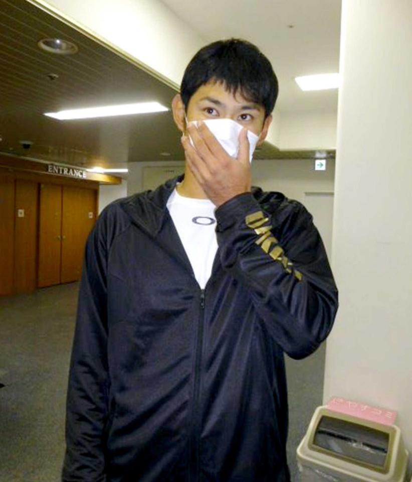 　巨人戦での完投を宣言した井納
