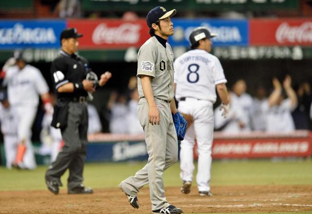 オリ最速２０敗 ２日連続で救援失敗