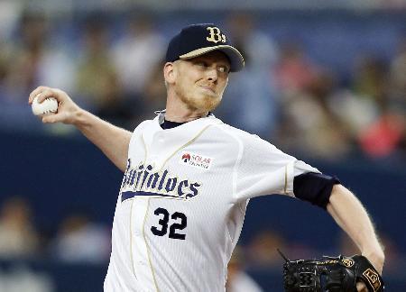 　６回１失点で４勝目を挙げたオリックスのディクソン＝京セラドーム