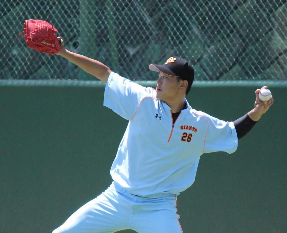 　１９日にも１軍復帰が期待される内海