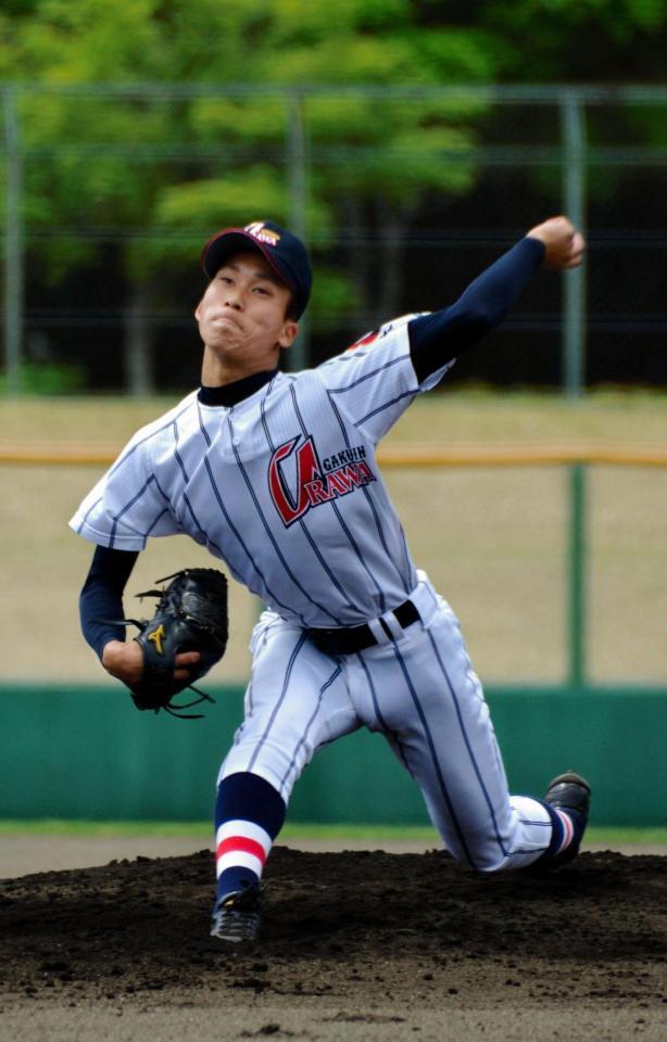 九回途中２失点と好投した浦和学院・小倉