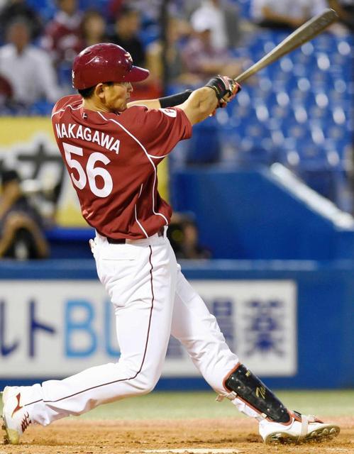 “格安4番”楽天・中川2打席連ダ~ン