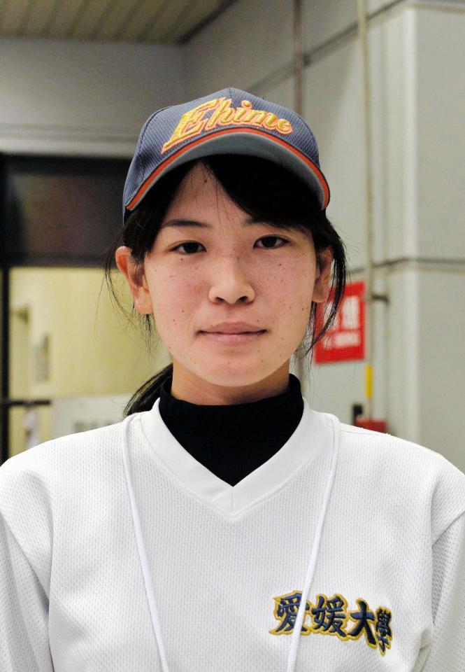 　愛媛大・市川沙来外野手