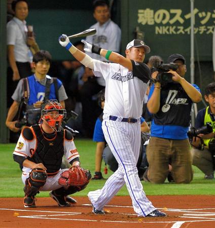 ホームランダービーに登場したＤｅＮＡ・筒香＝東京ドーム（撮影・堀内翔）