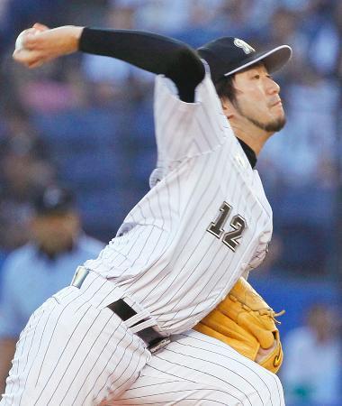 　西武戦に先発したロッテ・石川＝ＱＶＣ