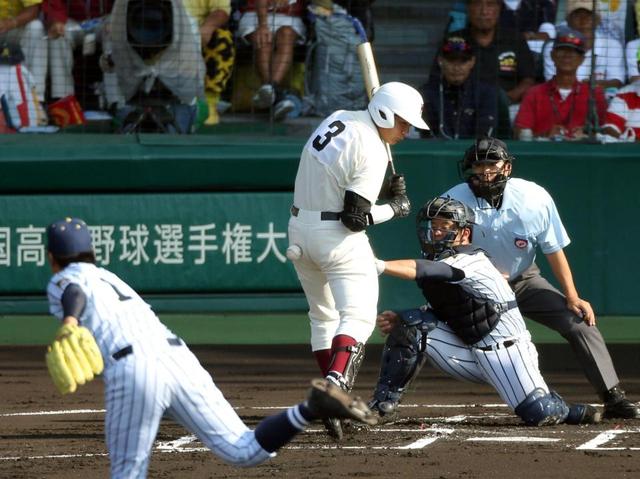 早実・清宮　第１打席は３戦連続の死球