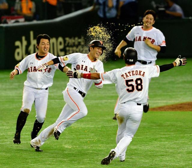 巨人サヨナラで３連勝！９勝目菅野は涙