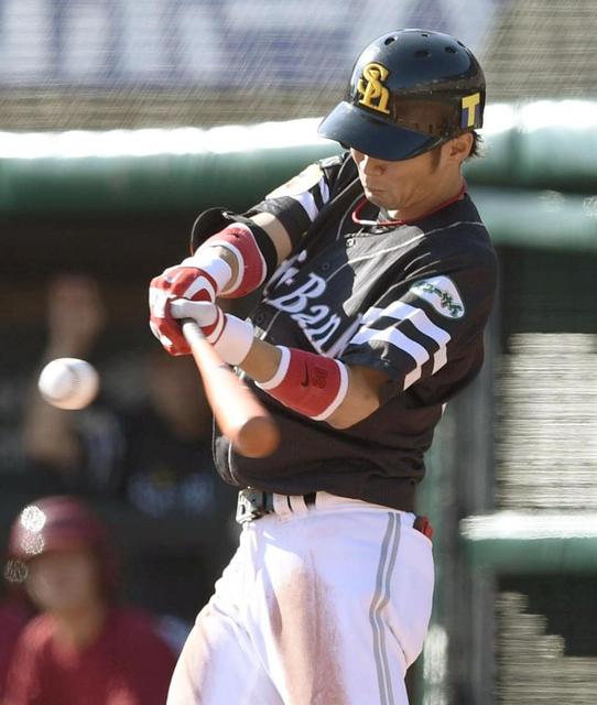 ソフトバンク6連勝で貯金45 明石3安打