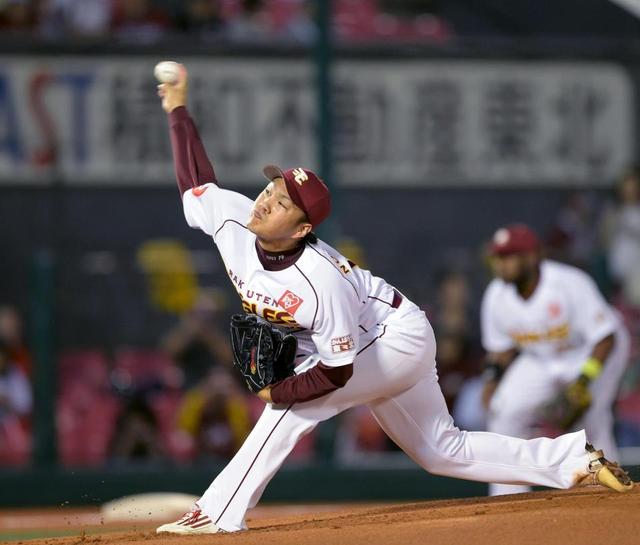 楽天・則本８勝目　奪三振トップに