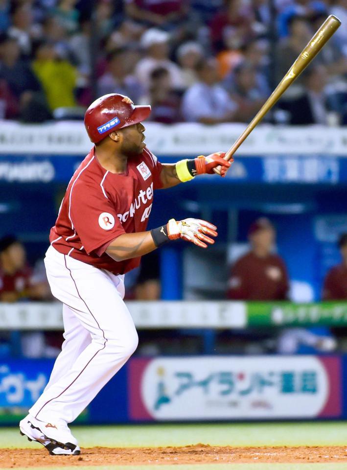 　３回、勝ち越し２ランを放つウィーラー