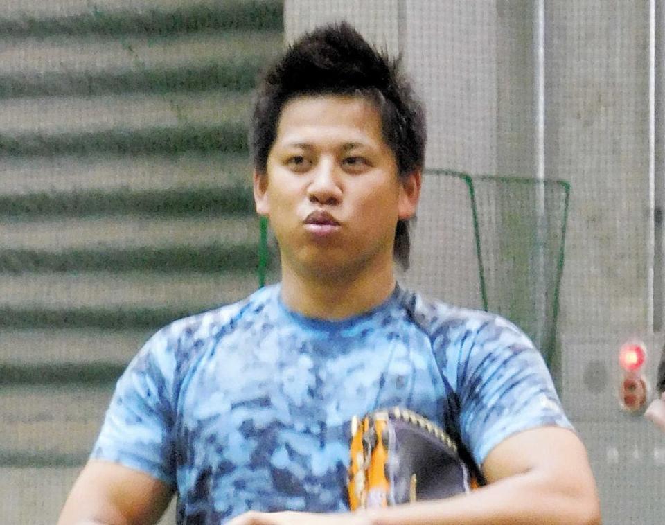 　米フロリダから帰国し自主トレを行った戸根