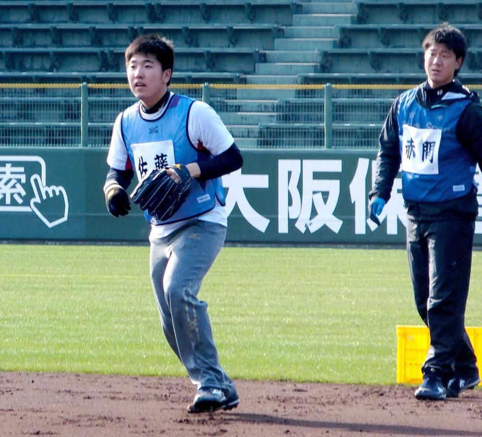 　２月２０日の韓国球団との練習試合で対外試合デビューする可能性が出てきた佐藤世