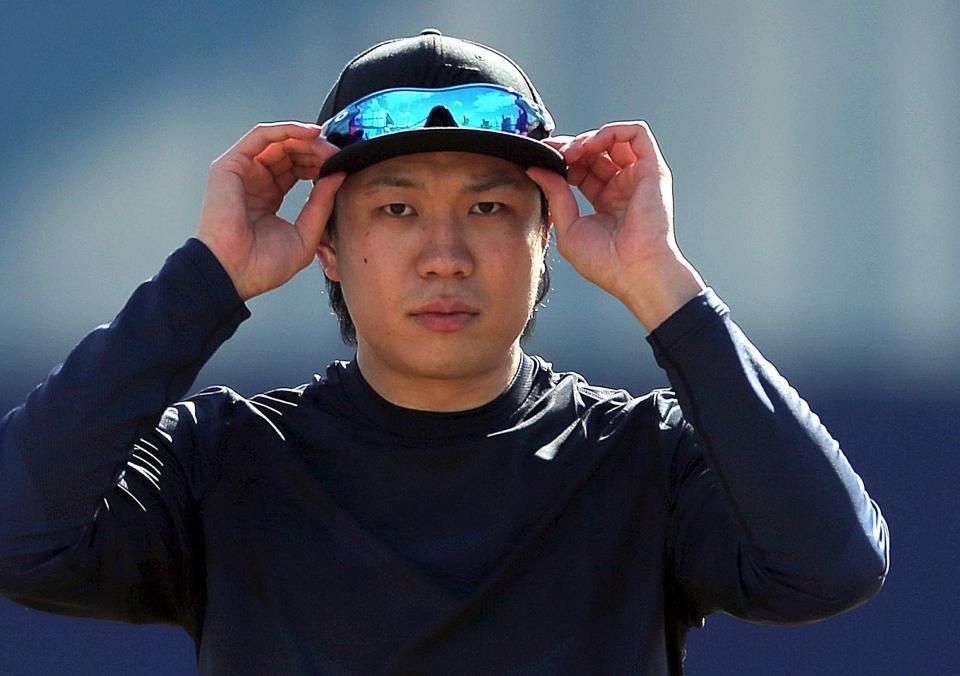 　気合の入った表情を見せる大野