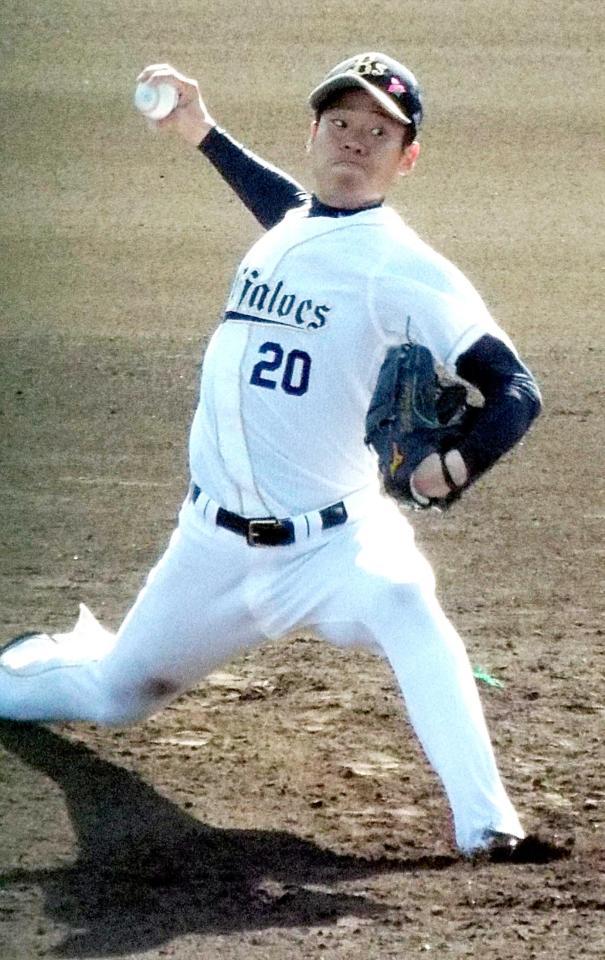 　２回無失点の好投を見せた近藤大