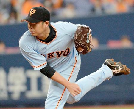 先発し、５回を４失点の高木勇