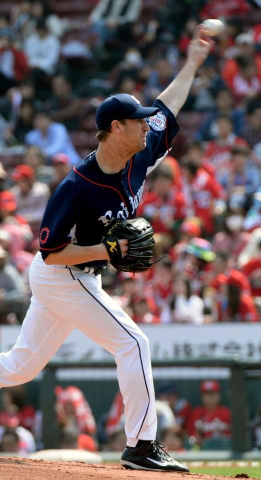 先発し４回を１失点と好投したバンヘッケン