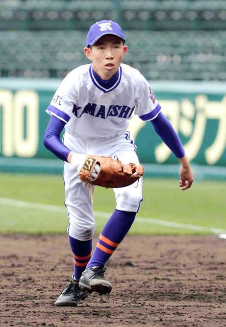 義足の球児 釜石・沢田が笑顔の甲子園練習「野球を続けてよかった」