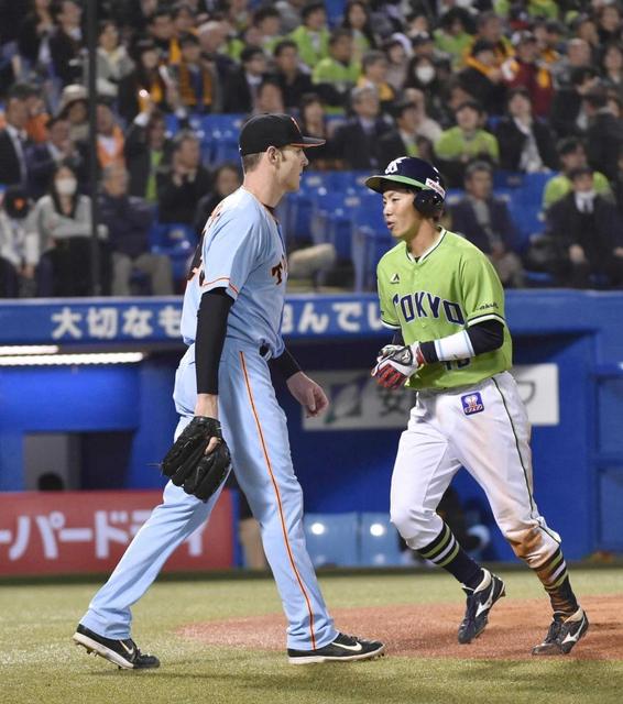 巨人ポレダ背信4失点、首位並ばれた