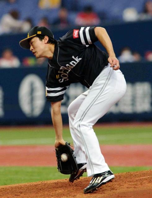 ソフトＢ・和田が６回無失点の好投