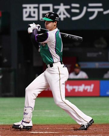 　８回、二ゴロに倒れた大谷