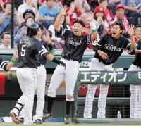 ソフトB柳田、内川、松田が連続本塁打/野球/デイリースポーツ