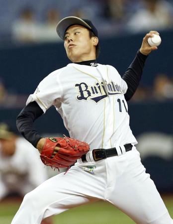 　中日戦に先発したオリックス・松葉＝京セラドーム