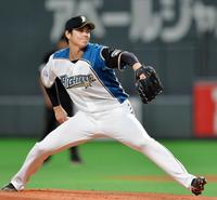 １回、１６３ｋｍを記録した日本ハム・大谷翔平＝札幌ドーム（撮影・西岡正）