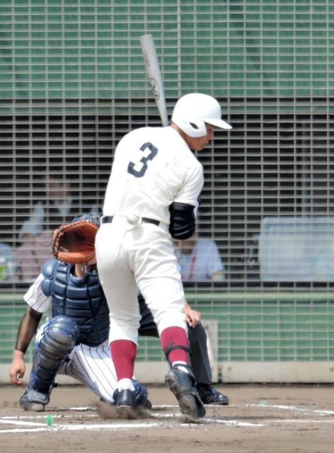 早実・清宮、第１打席は初球死球　初回に１点を先制