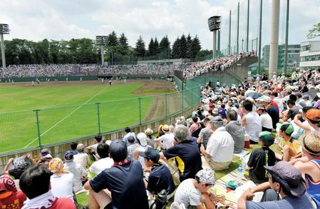　超満員となったダイワハウススタジアム八王子